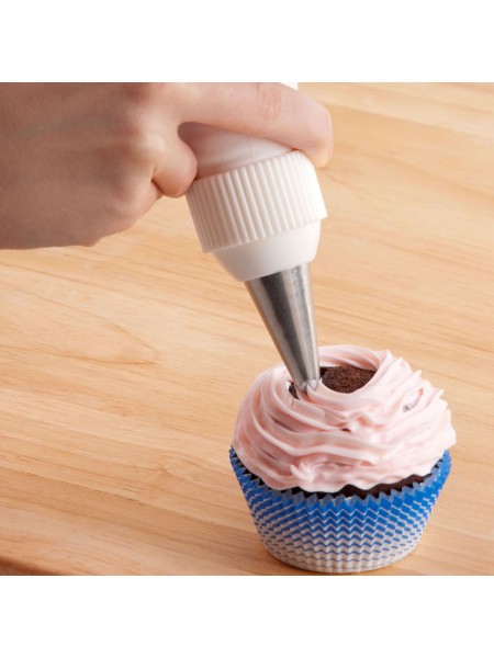 Набор кондитерских насадок № 22 Закрытая звезда, 8 штук, D основания 18 мм, нерж.сталь, Paderno. (47357-22)