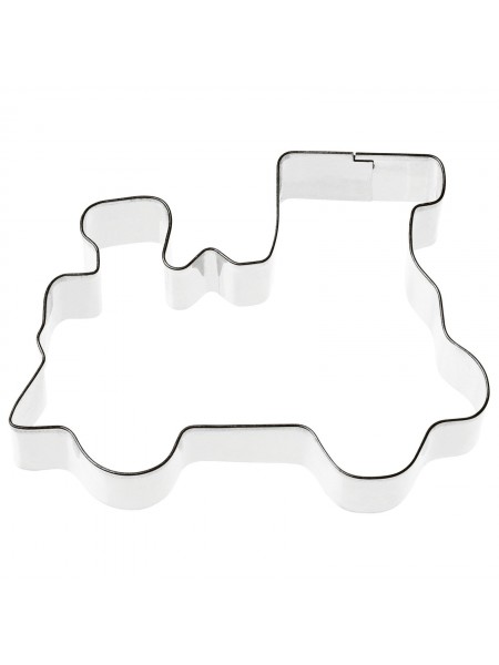 Вырубка форма для приготовления пряников и печенья, Поезд, 10х7х3 см нержавеющая сталь, Paderno. (47370-01)