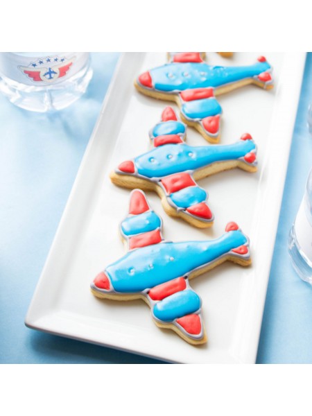 Вырубка форма для приготовления пряников и печенья, Самолет, 9х8х3 см нержавеющая сталь, Paderno. (47370-02)