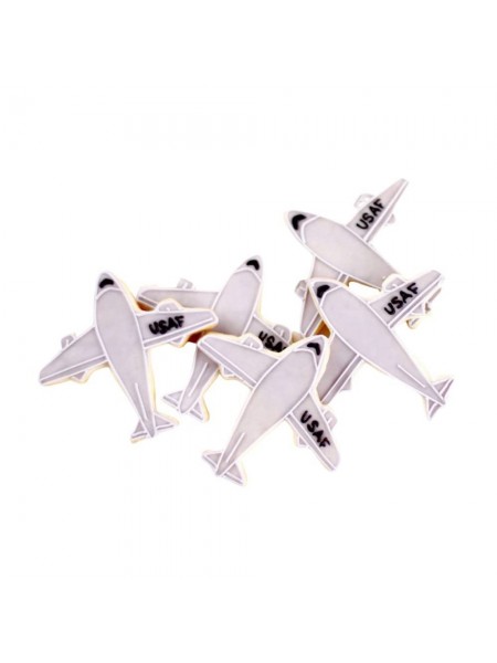 Вырубка форма для приготовления пряников и печенья, Самолет, 9х8х3 см нержавеющая сталь, Paderno. (47370-02)