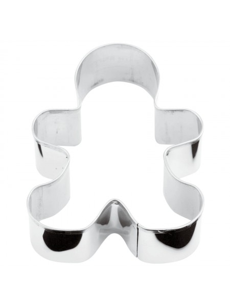 Вырубка для приготовления пряников и печенья, Человечек, 6х8х3 см нержавеющая сталь, Paderno. (47370-08)