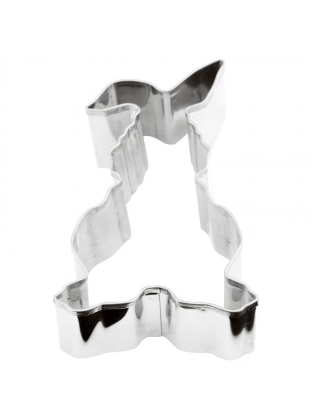 Вырубка форма для приготовления пряников и печенья, Заяц, 8х4х3 см нержавеющая сталь, Paderno. (47372-08)