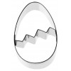 Вырубка форма для приготовления пряников и печенья, «Яйцо» 5,6х8,3 см нержавеющая сталь, Paderno. (47373-01)