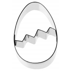 Вырубка форма для приготовления пряников и печенья, «Яйцо» 5,6х8,3 см нержавеющая сталь, Paderno. (47373-01)