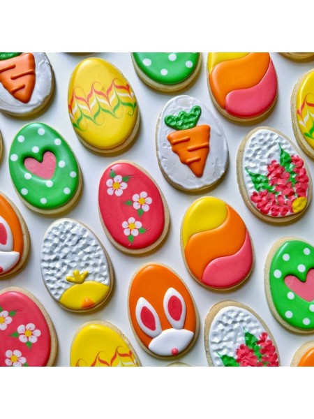 Вырубка форма для приготовления пряников и печенья, Яйцо, 5,6х8,3 см нержавеющая сталь, Paderno. (47373-01)