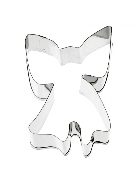 Вырубка форма для приготовления пряников и печенья, Бант, 6х8х3 см нержавеющая сталь, Paderno. (47373-02)