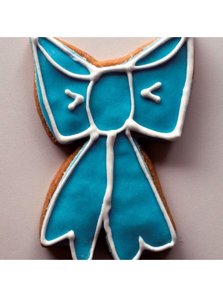 Вырубка форма для приготовления пряников и печенья, Бант, 6х8х3 см нержавеющая сталь, Paderno. (47373-02)