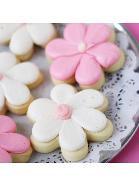 Вырубка форма для приготовления пряников и печенья, Цветок, 7х7.4х3 см нержавеющая сталь, Paderno. (47374-02)