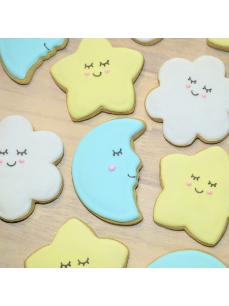 Вырубка форма для приготовления пряников и печенья, Месяц, 6.2х8х3 см нержавеющая сталь, Paderno. (47377-01)