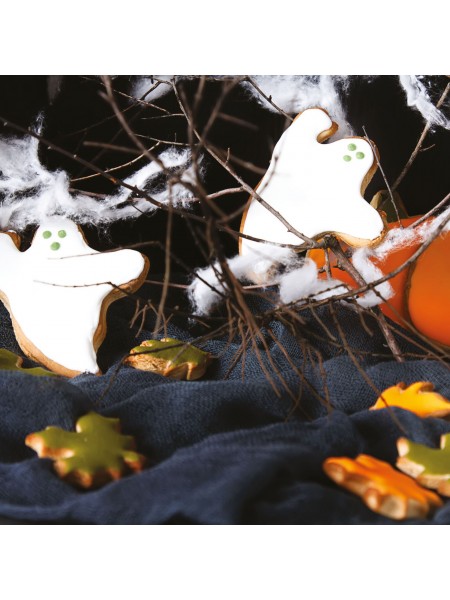 Вырубка форма для приготовления пряников и печенья, Привидение, 8х8.4х3 см нержавеющая сталь, Paderno. (47377-03)