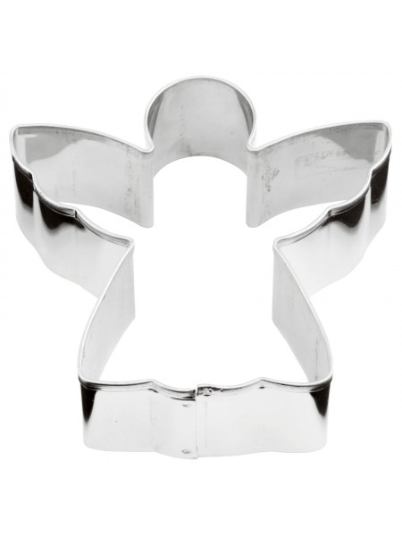 Вырубка форма для приготовления пряников и печенья, Ангел, 7х7х3 см нержавеющая сталь, Paderno. (47377-08)