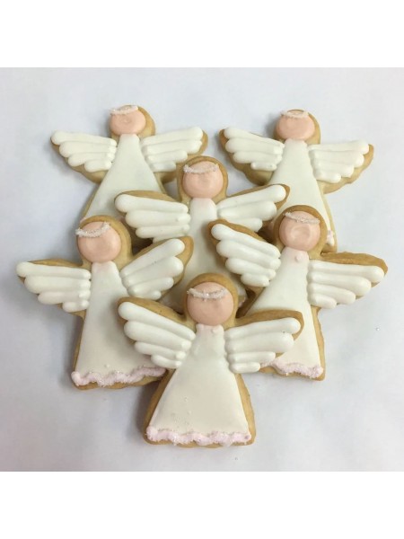 Вырубка форма для приготовления пряников и печенья, Ангел, 7х7х3 см нержавеющая сталь, Paderno. (47377-08)