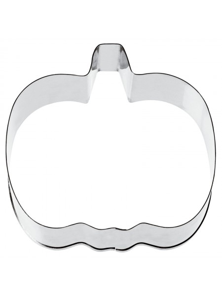 Вырубка форма для приготовления пряников и печенья, Тыква, 9х8х3 см нержавеющая сталь, Paderno. (47377-09)