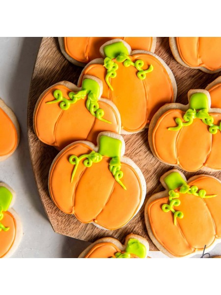 Вырубка форма для приготовления пряников и печенья, Тыква, 9х8х3 см нержавеющая сталь, Paderno. (47377-09)