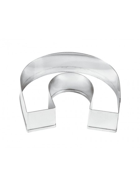 Вырубка форма для приготовления пряников и печенья, «Подкова» 7х6х2 см, жесть, Paderno. (47377-12)