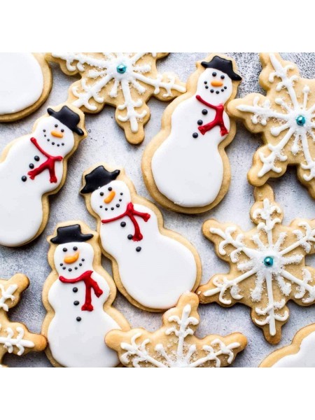 Вырубка форма для приготовления пряников и печенья, Снеговик, 4х8х3 см нержавеющая сталь, Paderno. (47378-08)