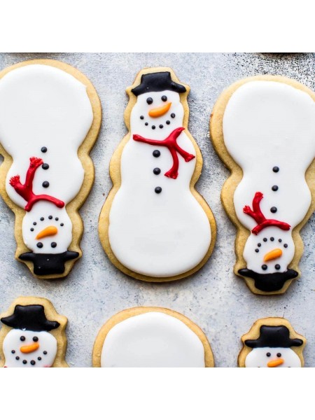 Вырубка форма для приготовления пряников и печенья, Снеговик, 4х8х3 см нержавеющая сталь, Paderno. (47378-08)