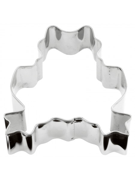 Вырубка форма для приготовления пряников и печенья, Лягушка, 8х8х3 см нержавеющая сталь, Paderno. (47380-08)