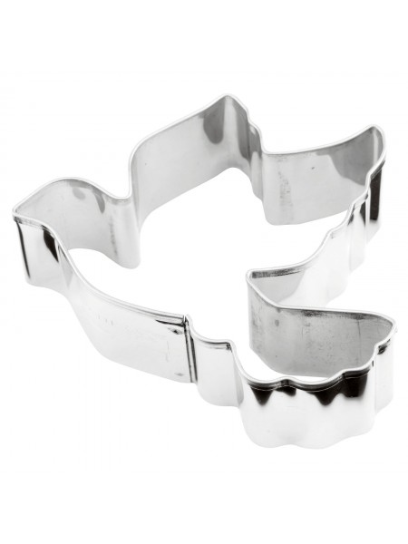 Вырубка форма для приготовления пряников и печенья, Голубь, 8х7х3 см нержавеющая сталь, Paderno. (47382-08)