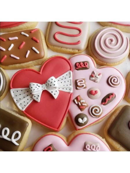 Вырубка форма для приготовления пряников и печенья, Сердца, 9,4х5х3 см нержавеющая сталь, Paderno. (47385-01)