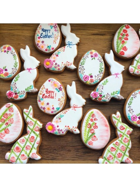 Вырубка форма для приготовления пряников и печенья, Заяц, 7х8,5х3 см нержавеющая сталь, Paderno. (47402-01)