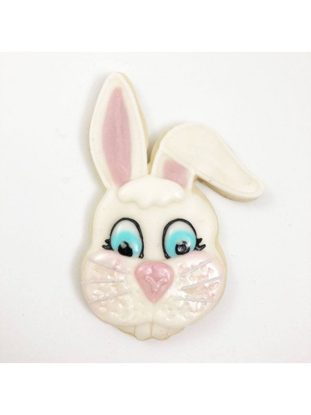 Вырубка форма для приготовления пряников и печенья, Заяц, 7,5х7х3 см нержавеющая сталь, Paderno. (47402-02)