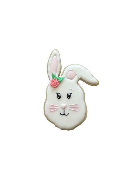 Вырубка форма для приготовления пряников и печенья, Заяц, 7,5х7х3 см нержавеющая сталь, Paderno. (47402-02)