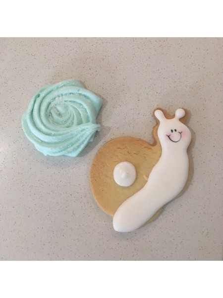 Вырубка форма для приготовления пряников и печенья, Улитка, 11х6х3 см нержавеющая сталь, Paderno. (47404-02)