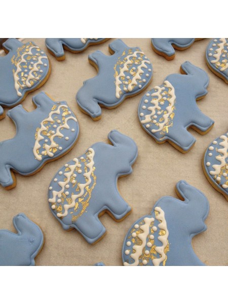 Вырубка форма для приготовления пряников и печенья, Слон, 12х7х3 см нержавеющая сталь, Paderno. (47404-03)