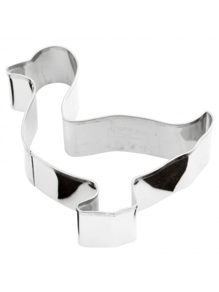 Вырубка форма для приготовления пряников и печенья, Гусь, 8х7х3 см нержавеющая сталь, Paderno. (47404-08)