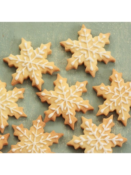 Вырубка форма для приготовления пряников и печенья, Снежинка, 7.4х8.6х3 см нержавеющая сталь, Paderno. (47411-01)