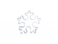 Вырубка форма для приготовления пряников и печенья, «Снежинка» 8.4х7.7х3 см нержавеющая сталь, Paderno. (47411-03)