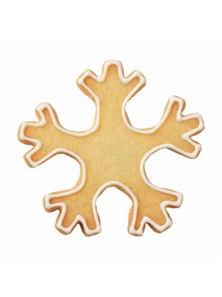 Вырубка форма для приготовления пряников и печенья, Снежинка, 8.5х8х3 см нержавеющая сталь, Paderno. (47411-03)