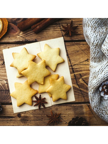 Вырубка форма для приготовления пряников и печенья, Звезда, 8х8х3 см нержавеющая сталь, Paderno. (47411-08)