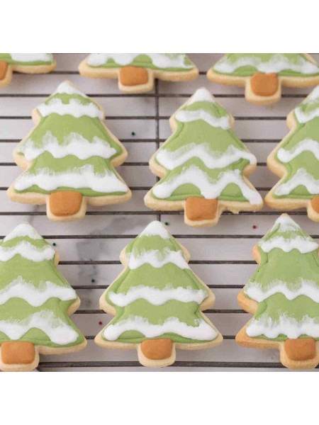 Вырубка форма для приготовления пряников и печенья, Елка, 6.4х8х3 см, нержавеющая сталь, Paderno. (47413-01)