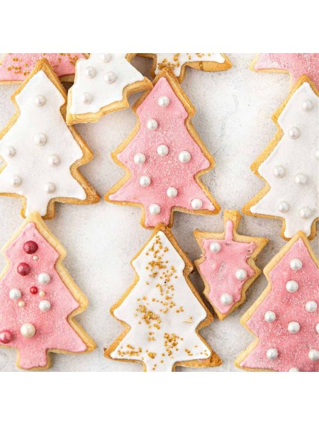 Вырубка форма для приготовления пряников и печенья, Елка, 6.4х8х3 см, нержавеющая сталь, Paderno. (47413-01)