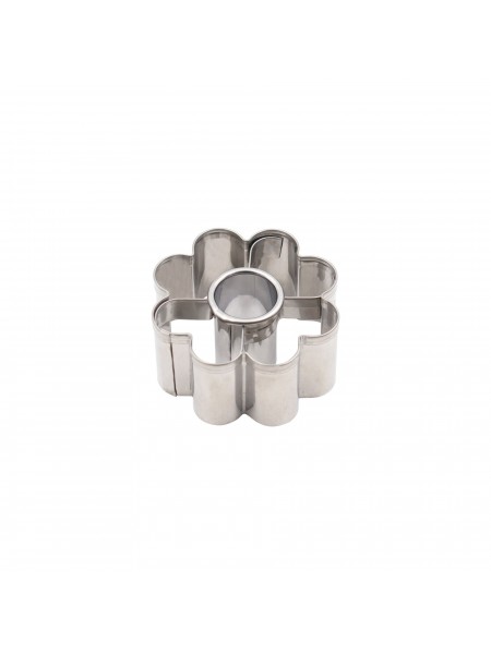 Вырубка форма для приготовления печенья канестрелли, 6х3 см, нержавеющая сталь, Paderno. (47417-06)