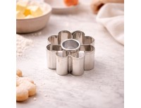 Вырубка форма для приготовления печенья канестрелли, 6х3 см, нержавеющая сталь, Paderno. (47417-06)