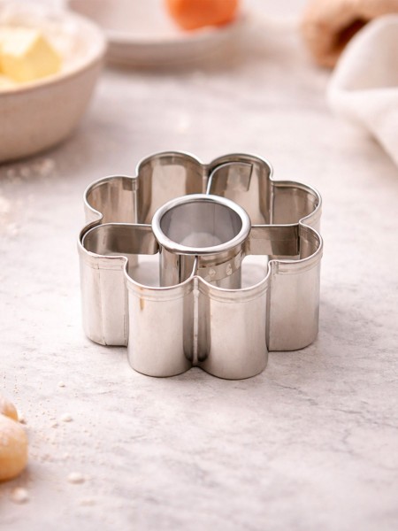 Вырубка форма для приготовления печенья канестрелли, 6х3 см, нержавеющая сталь, Paderno. (47417-06)