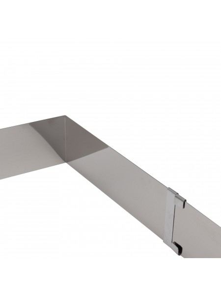 Форма кондитерская раздвижная, 19х28-34х54 см, h-5 см нержавеющая сталь, Paderno. (47528-05)