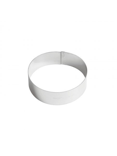 Кольцо кондитерское для торта, гарнира, 14х4.5 см, нержавеющая сталь, Paderno. (47532-14)