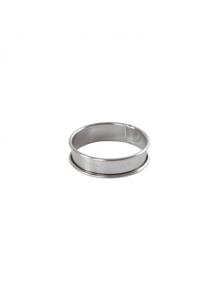 Кольцо кондитерское для торта, гарнира, 7х2 см, нержавеющая сталь, Paderno. (47533-07)