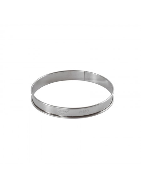 Кольцо кондитерское для торта, гарнира, 14х2 см, нержавеющая сталь, Paderno. (47533-14)