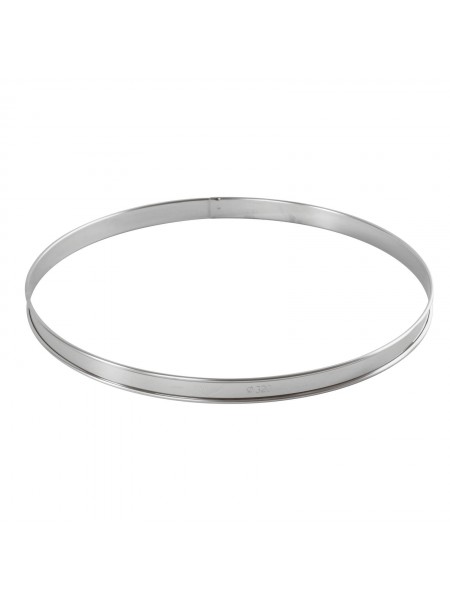 Кольцо кондитерское для торта, гарнира 32х2 см нержавеющая сталь, Paderno. (47533-32)