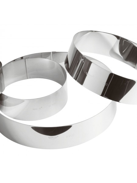 Кольцо кондитерское для торта, гарнира 6х6 см, нержавеющая сталь, Paderno. (47534-06)