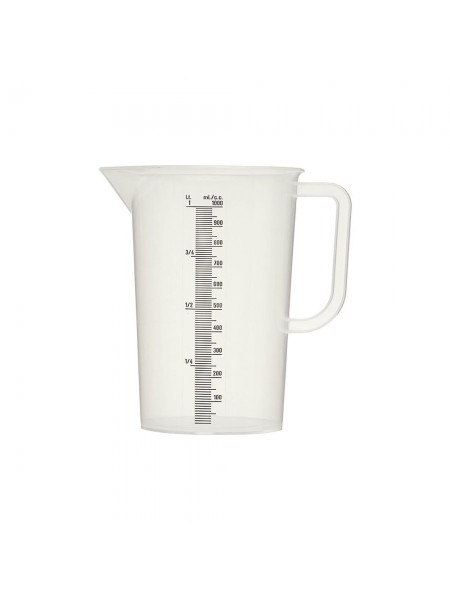 Стакан мерный, 1 л, D-12.5 см, H-14.5 см, полипропилен, Paderno. (47606-10)