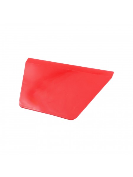 Скребок шпатель кондитерский пластиковый, 216х128 мм, красный, Paderno. (47621-01)