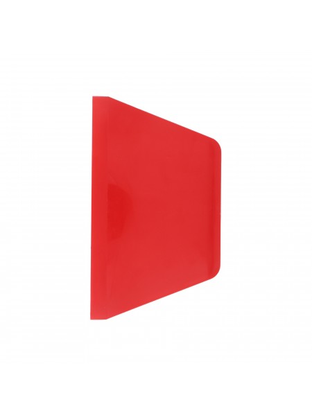 Скребок шпатель кондитерский пластиковый, 216х128 мм, красный, Paderno. (47621-01)