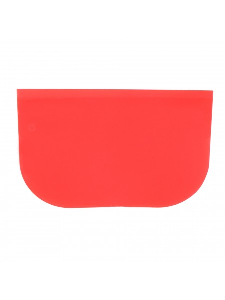 Скребок шпатель кондитерский пластиковый, 148х99 мм, красный, Paderno. (47621-05)