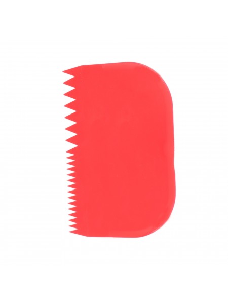 Скребок шпатель кондитерский пластиковый, 145х99 мм, красный, Paderno. (47621-06)